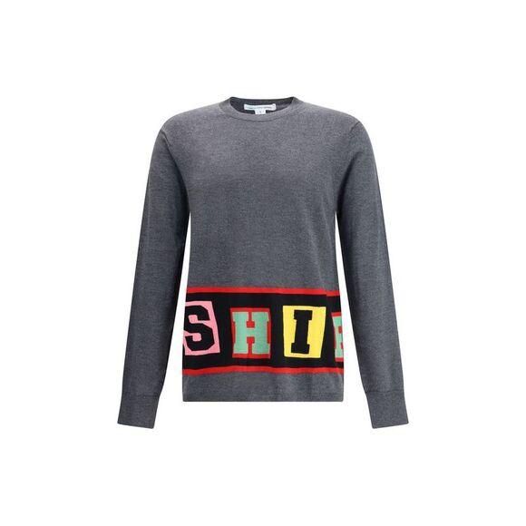 Comme Des Garçons Gray Marabou Men's Sweatshirt
